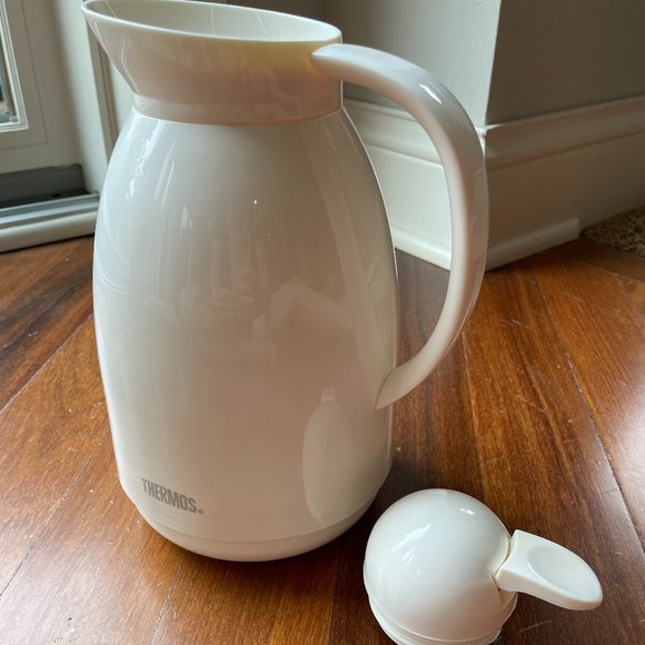 White Thermos Thermal Carafe - glass lined - Picture 3 of 7
